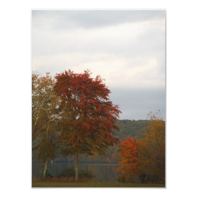 Autumn at Lake Arrowhead. Photo Print (Front)