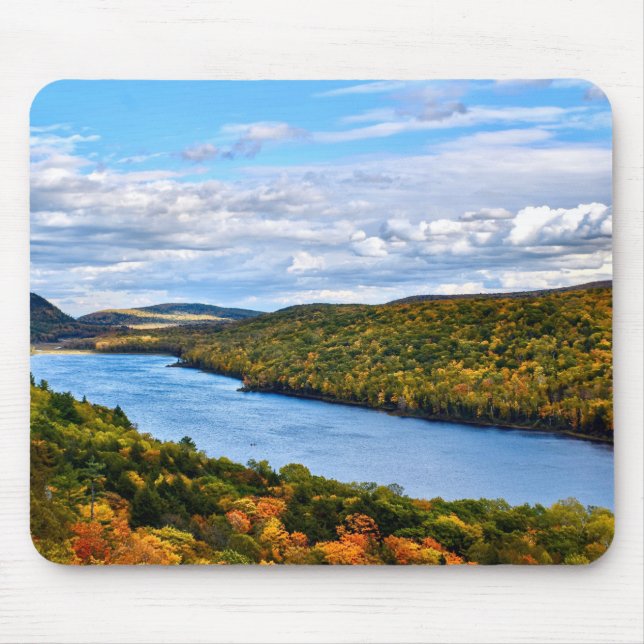"Autumn at Lake of the Clouds" Mouse Pad (Front)