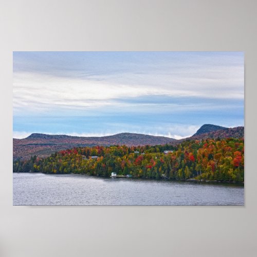 Autumn at Lake Willoughby Vermont Poster