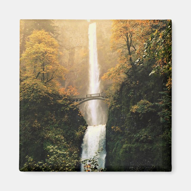 Autumn at Multnomah Falls, OR Magnet (Front)