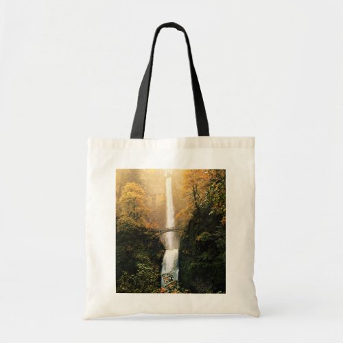 Autumn at Multnomah Falls OR Tote Bag