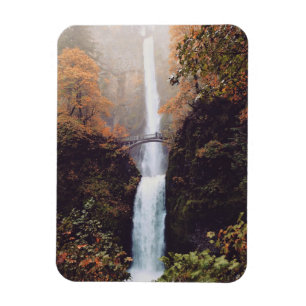 Autumn at Multnomah Falls, Oregon Magnet