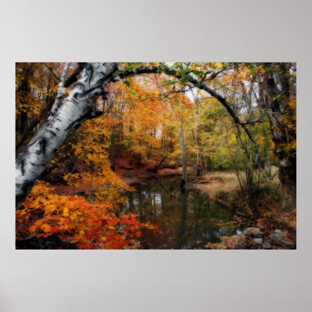 Autumn At Petrifying Springs Poster (Front)