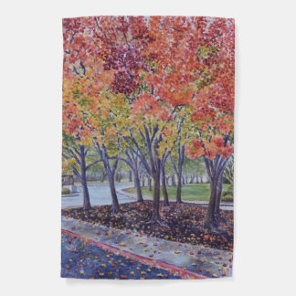 Autumn at Saint Mary's College Garden Flag