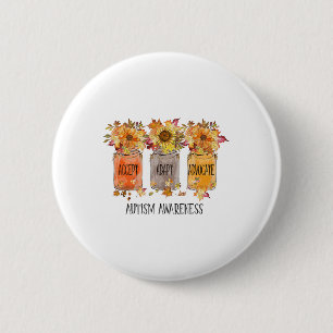 Autumn Autism Awareness Accept Adapt Advocate Flow Button