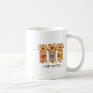 Autumn Autism Awareness Accept Adapt Advocate Flow Coffee Mug