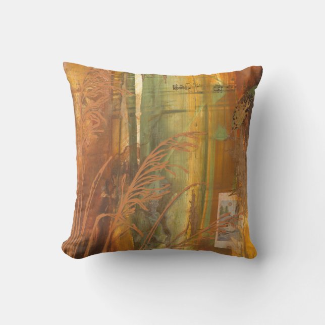Autumn Aviary Pillow (Front)