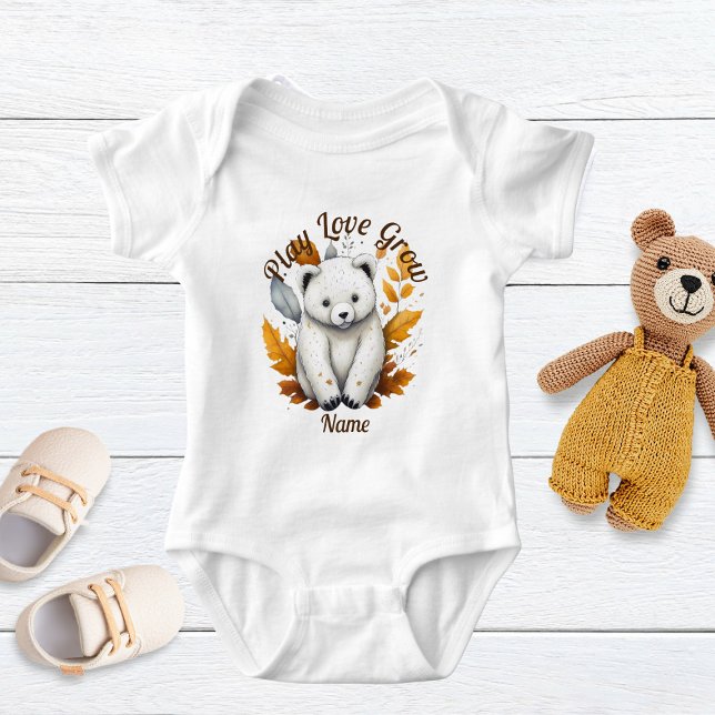 Autumn Baby Bear Baby Bodysuit (Creator Uploaded)