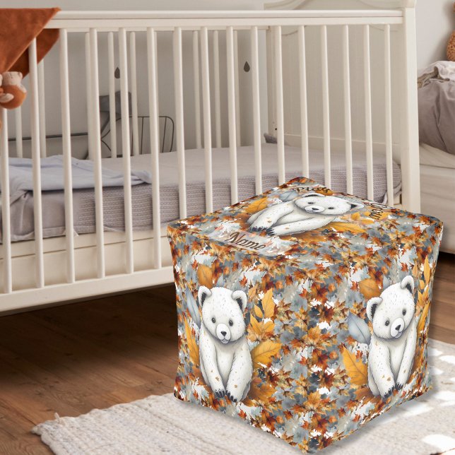 Autumn Baby Bear Pouf (Creator Uploaded)