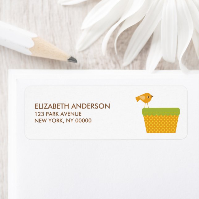 Autumn Baby Shower Address Labels (Insitu)