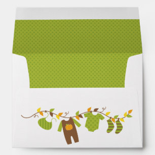 Autumn Baby Shower Envelope
