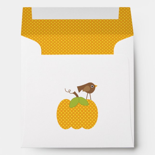 Autumn Baby Shower Envelope (Back (Bottom))