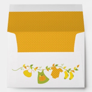 Autumn Baby Shower Envelope