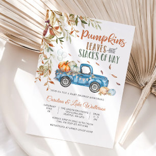 Autumn Baby Shower Invitation