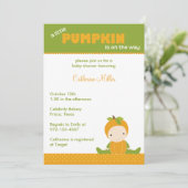 Autumn Baby Shower Invitation (Standing Front)