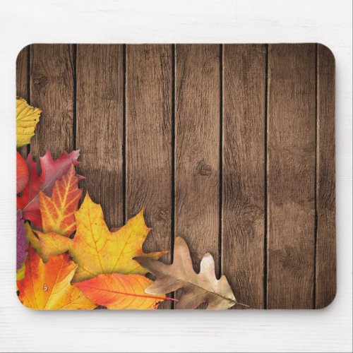 Autumn Banner Poster Mouse Pad