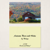 Autumn Barn and Hills ATC (Front & Back)