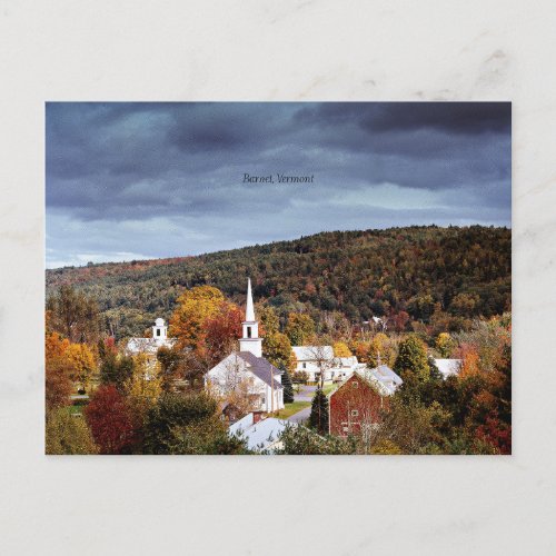 Autumn Barnet Vermont Postcard
