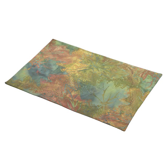 Autumn Batik Placemat (On Table)