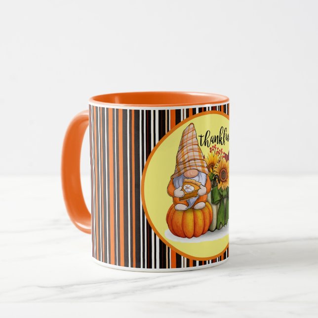 Autumn Beautiful Popular Thanksgiving Collection Mug (Front Left)
