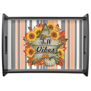 Autumn Beautiful Trendy Thanksgiving Collection Serving Tray