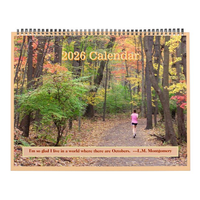 "AUTUMN BEAUTY"  2026 CALENDAR  (Cover)