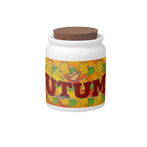 Autumn Beauty _ Candy Jar