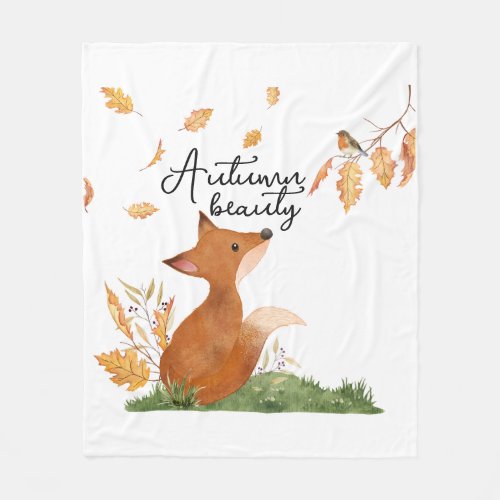 Autumn Beauty  Fleece Blanket