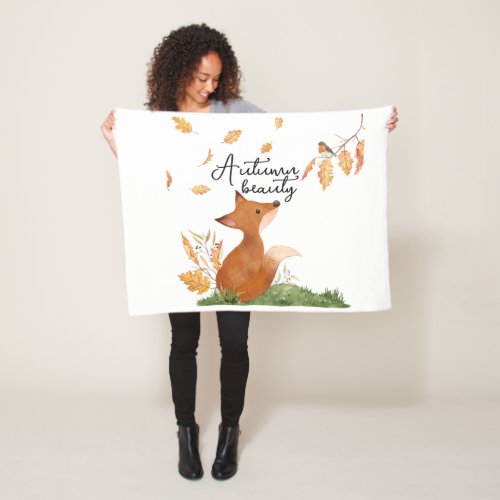 Autumn Beauty  Fleece Blanket