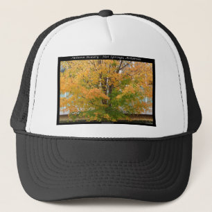 Autumn Beauty Hot Springs, Arkansas Apparel Gifts Trucker Hat