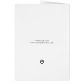 Autumn Beauty in a Fancy Hat Victorian Fashion (Back)