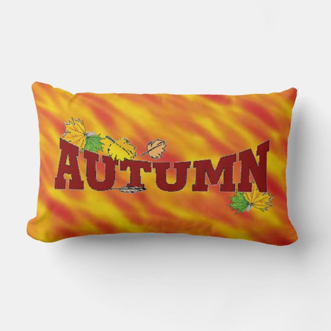 Autumn Beauty - Lumbar Pillow (Front)