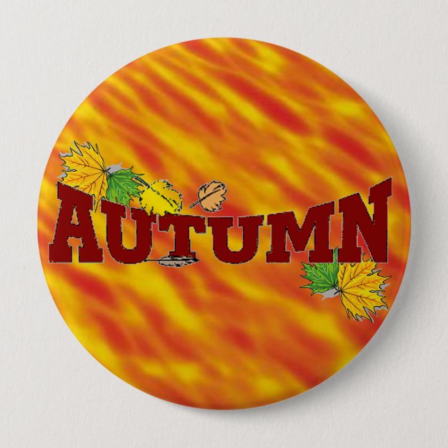 Autumn Beauty - Pinback Button (Front)