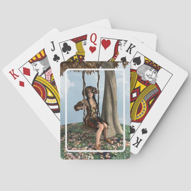 Autumn Beauty Poker Cards (Back)