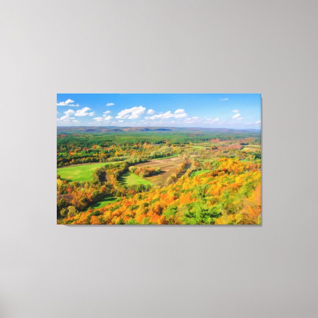 Autumn Beauty, Simsbury, CT Canvas Print (Front)