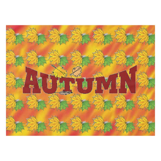 Autumn Beauty - Tablecloth (Front (Horizontal))