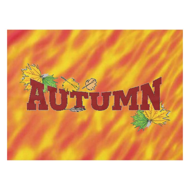 Autumn Beauty - Tablecloth (Front (Horizontal))