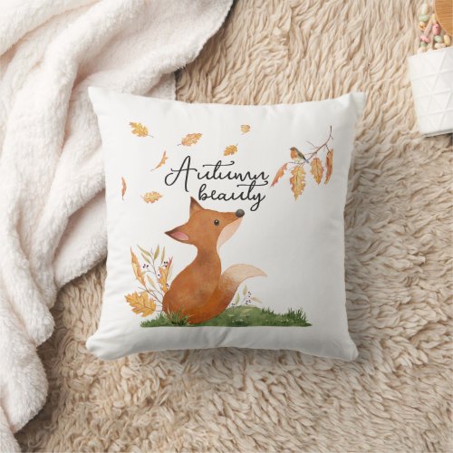 Autumn Beauty  Throw Pillow