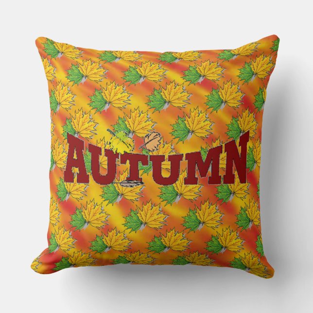 Autumn Beauty - Throw Pillow (Front)