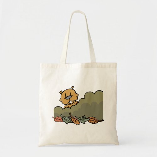 Autumn Beaver Hiding Tote Bag