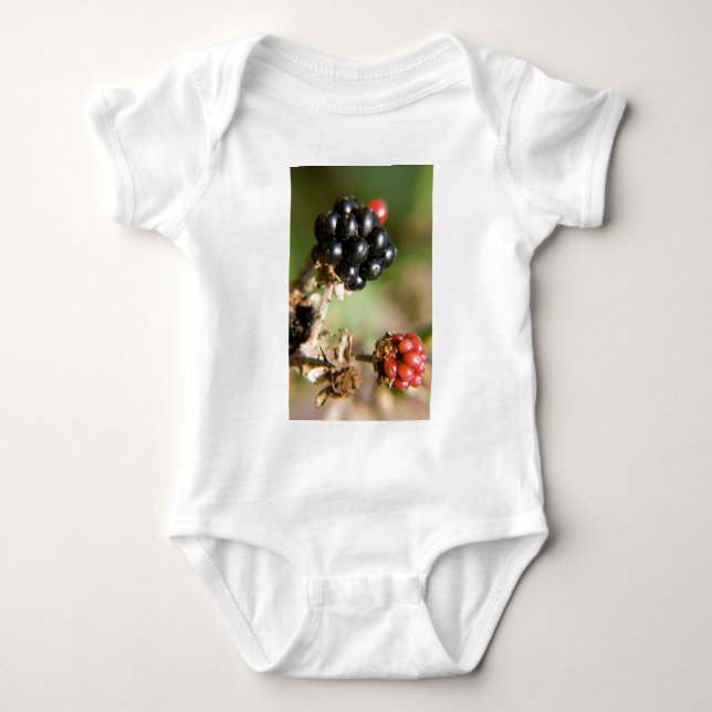 Autumn Berries Baby Bodysuit (Front)