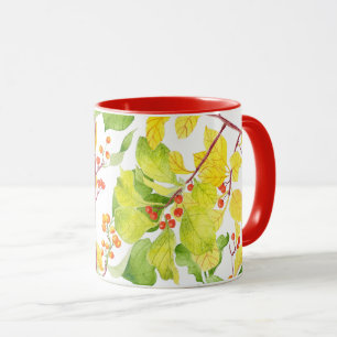Autumn Berries on a Combo Mug