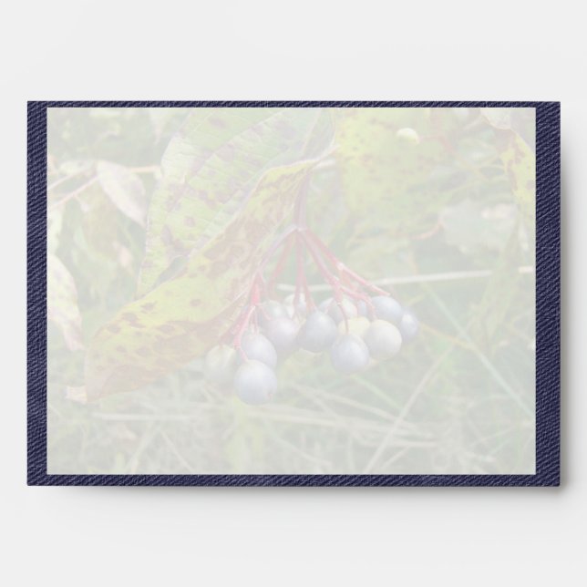 Autumn Berries Thanksgiving Invitation Envelope (Front)