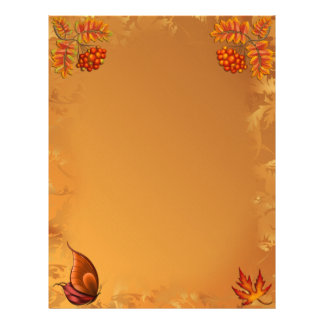 Autumn Letterhead | Zazzle