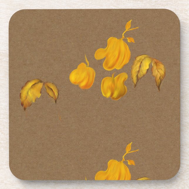 Autumn  beverage coaster (Front)