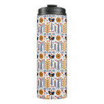 Autumn Bird Folk Art Pattern Thermal Tumbler
