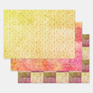 Autumn Bird Tracks Wrapping Paper Sheets