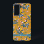 Autumn Birds and Flowers Pattern Personalized Samsung Galaxy S21 Case<br><div class="desc">Customizable Samsung Galaxy Case. It features a pattern of birds,  foliage,  berries and flowers. Personalize this botanical Samasung case by adding your own name or adding a short phrase. This fall theme Samsung Galaxy Case is perfect as a personalized gift.</div>