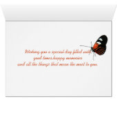 Autumn Birthday cat Cards (Inside Horizontal (Bottom))