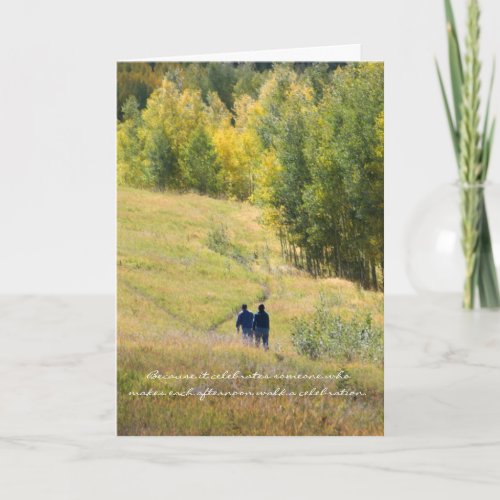 Autumn Birthday from a Mountain Meadow Template